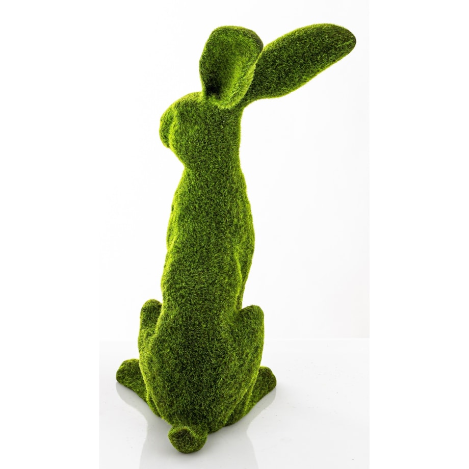 Dekoracja - siedzący zając 41x22x22 cm VERDE