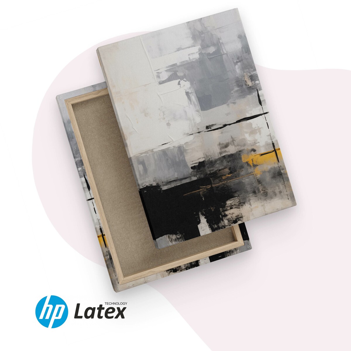 3x Obraz Na Płótnie Set Do Salonu Abstrakcja Beton Styl Nowoczesny 30x40cm