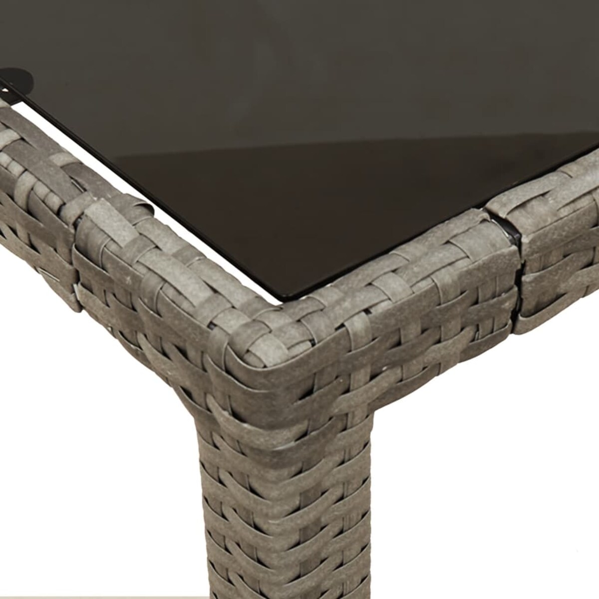 vidaXL 5-cz. zestaw mebli ogrodowych z poduszkami, szary, rattan PE