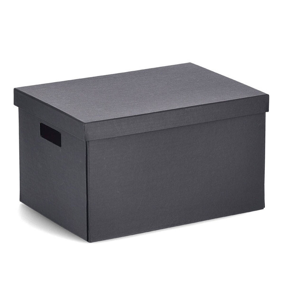 Pojemnik do przechowywania z pokrywką, karton z recyklingu, 25 x 35 x 20 cm