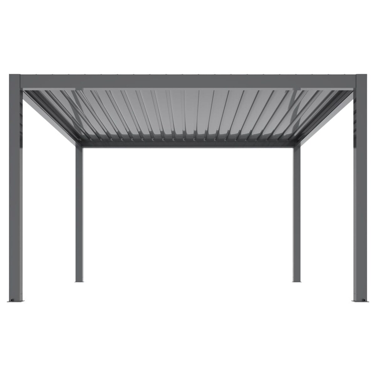 Pergola ogrodowa elektryczna Luxe 3x4m LED antracytowa