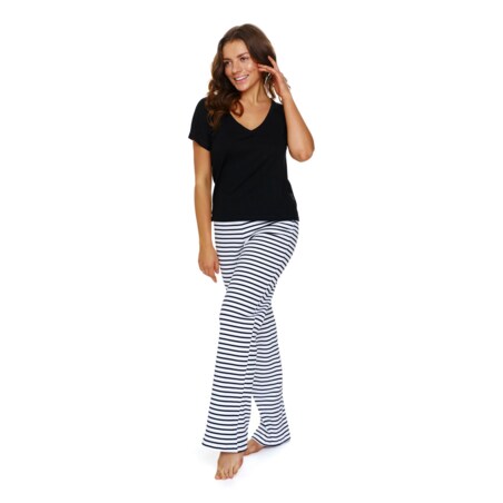 Doctor Nap Czarna piżama damska - M