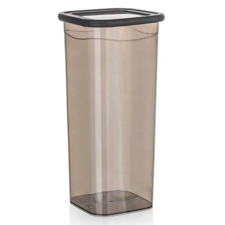 POJEMNIK PLASTIKOWY 1,8 L DYMNY wysoki na makaron żywność spiżarnia 23cm