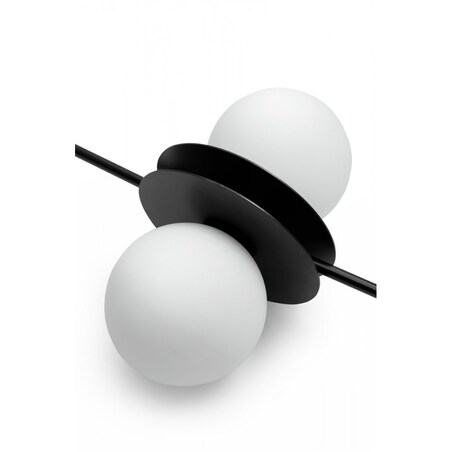 FURIKO B czarna sufitowa lampa wisząca