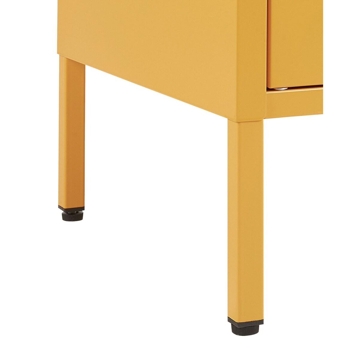 Szafka dwudrzwiowa metalowa żółta URIA