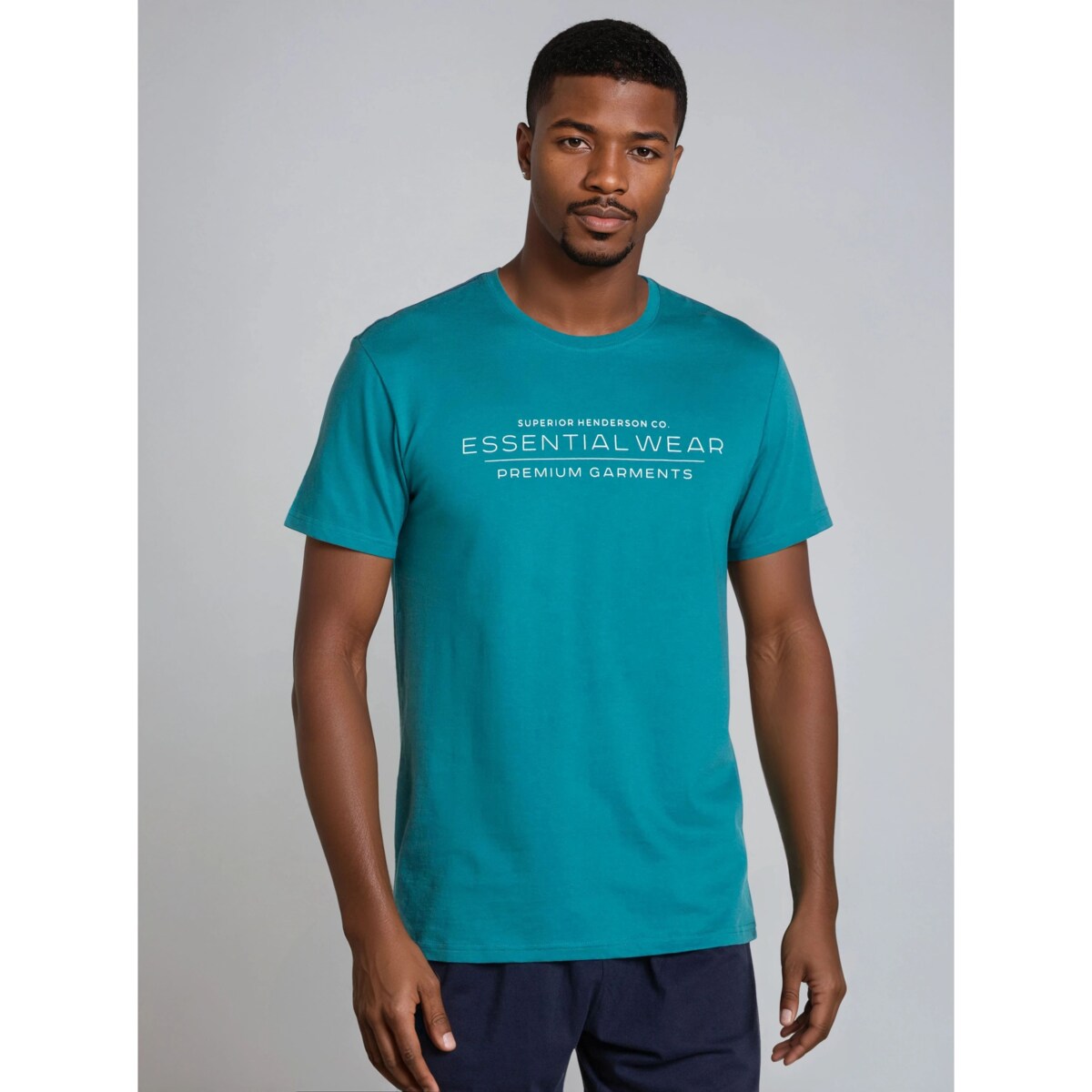 Piżama Deal 38880-77X Zielono-Granatowa Zielono-Granatowy, XXL