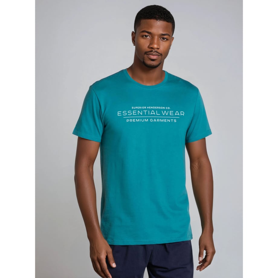 Piżama Deal 38880-77X Zielono-Granatowa Zielono-Granatowy, XXL