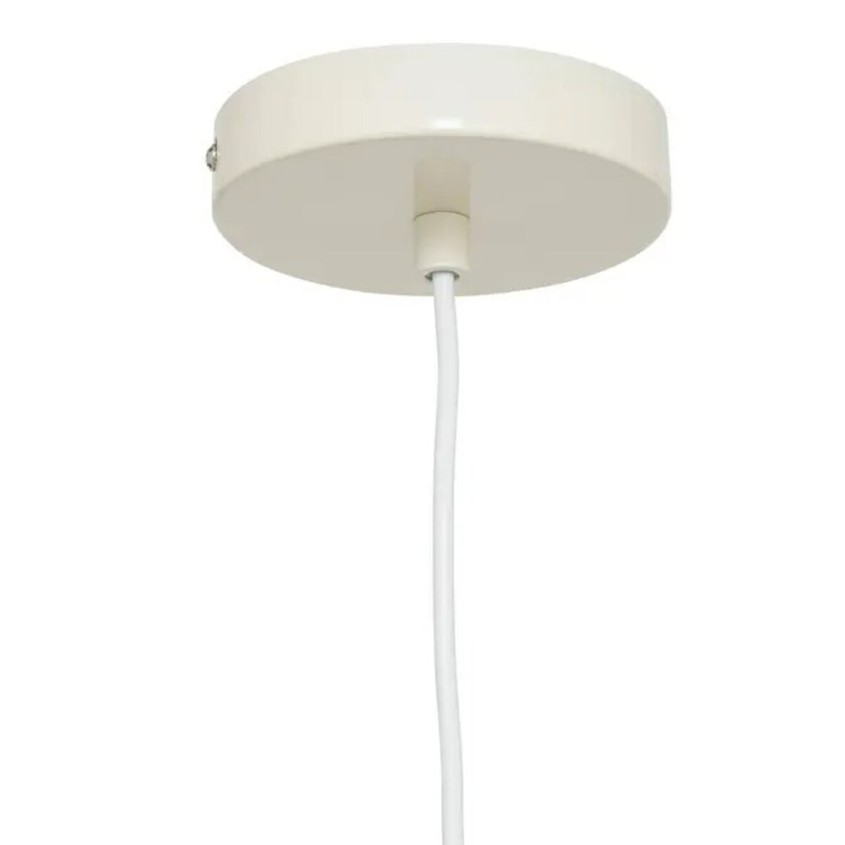 Lampa wisząca, metal+szkło, Patty, kremowa
