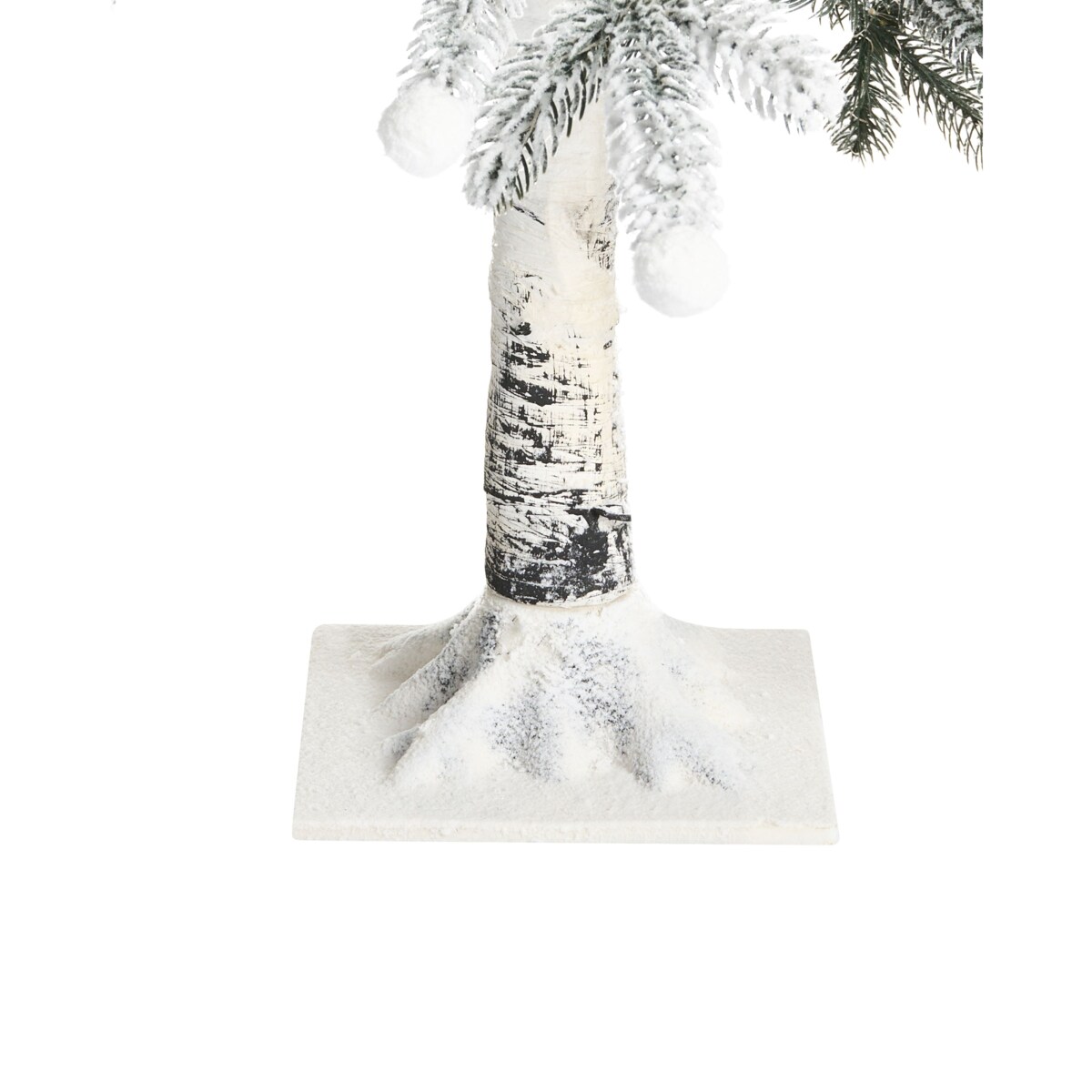 Dekoracja ogrodowa LED HASSLAN Choinka 166 cm Biały