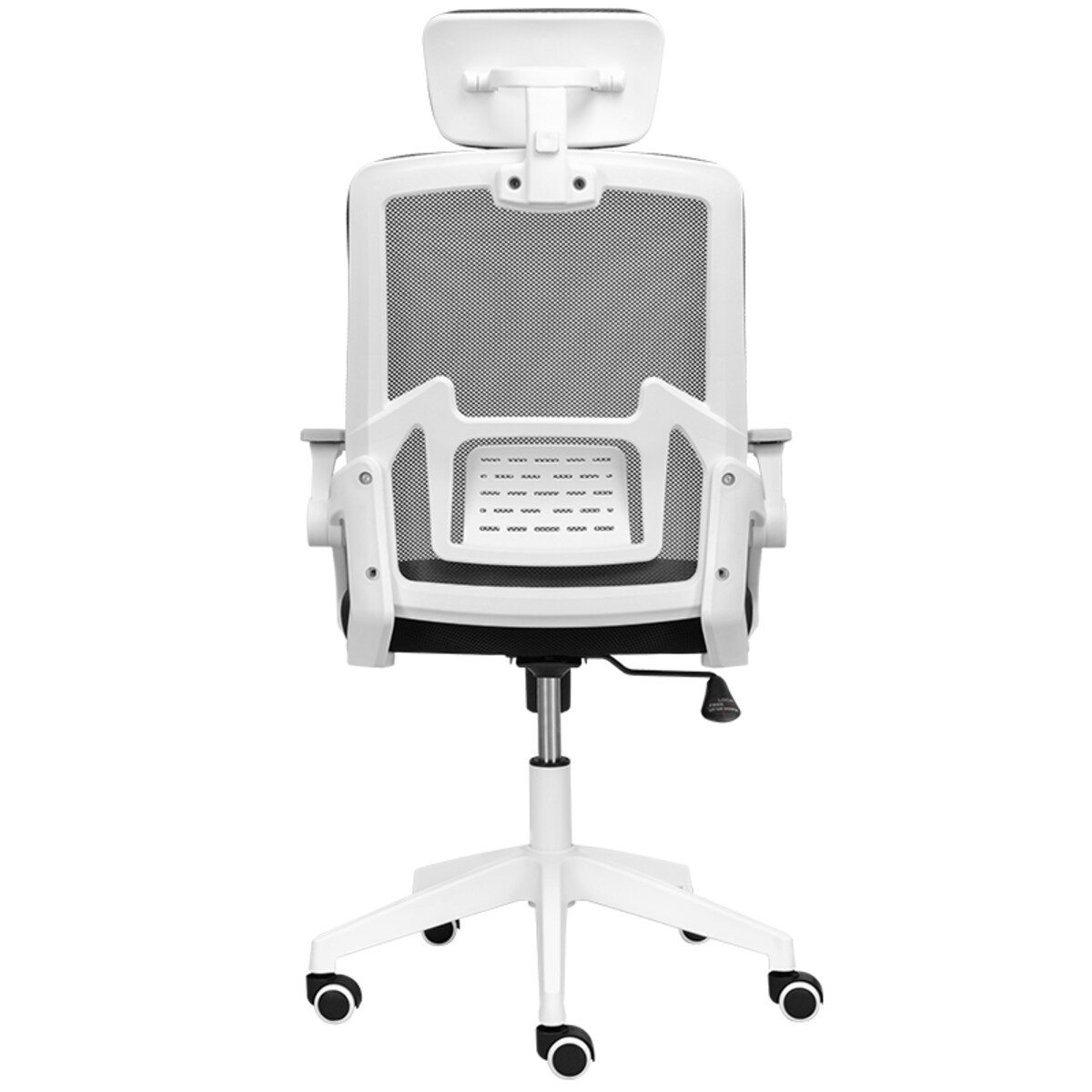 Krzesło biurowe fotel obrotowy regulowany ergonomiczny biały