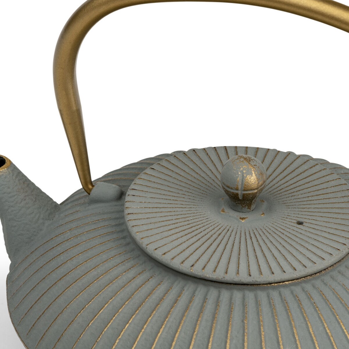 Dzbanek żeliwny do herbaty Linhai 1,1L szary / Bredemeijer