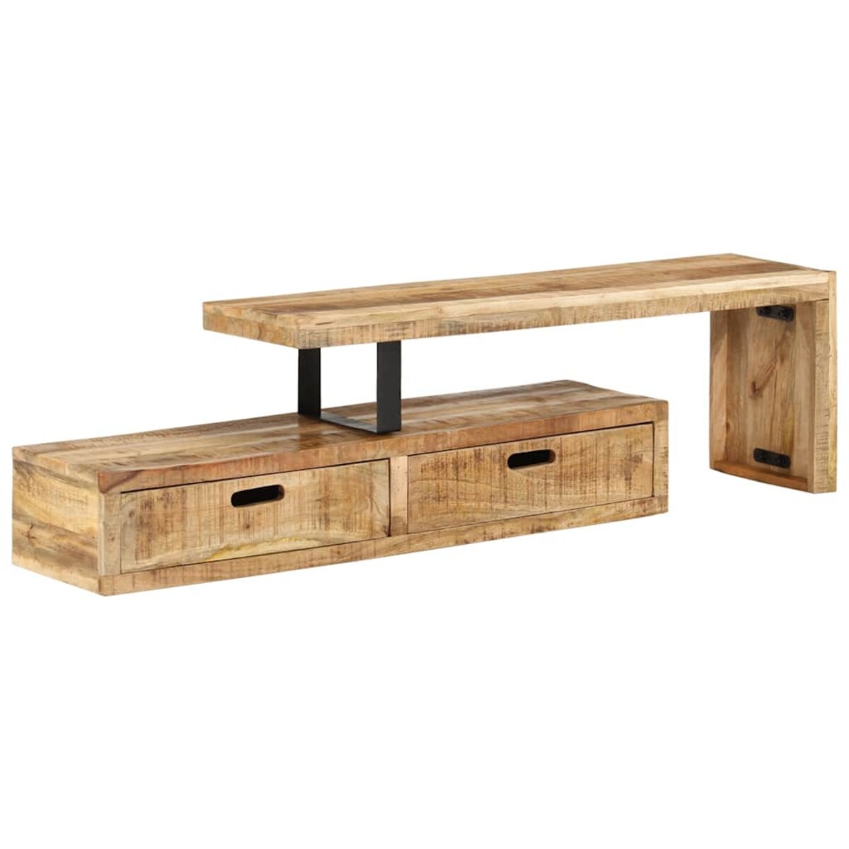 vidaXL Stojak pod TV (118-200) x 30 x 40 cm Drewno lite Mango