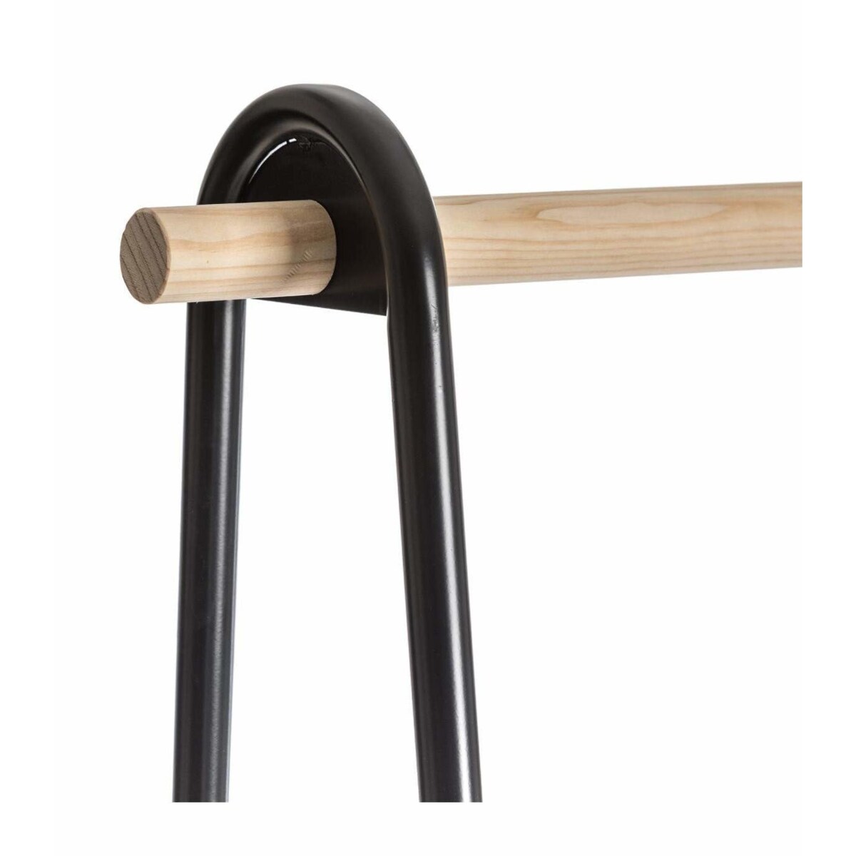 Stojak na wieszaki z ubraniami, 2 półki, 165 cm, wolnostojący