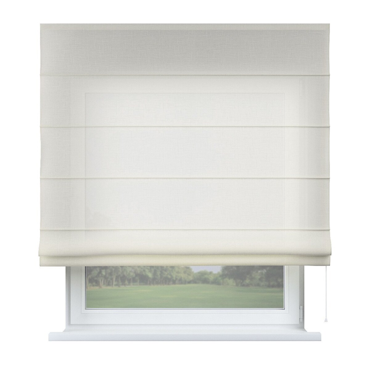 Roleta rzymska Capri 120x160 prześwitujący ecru