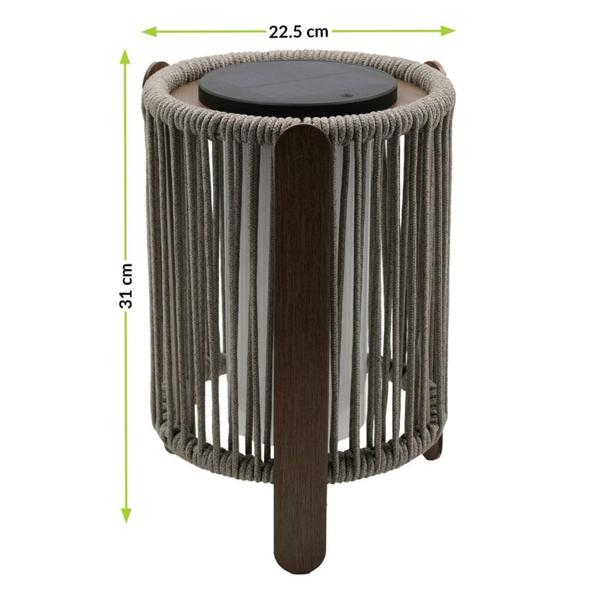 Lampa solarna ogrodowa Alcante super jasna