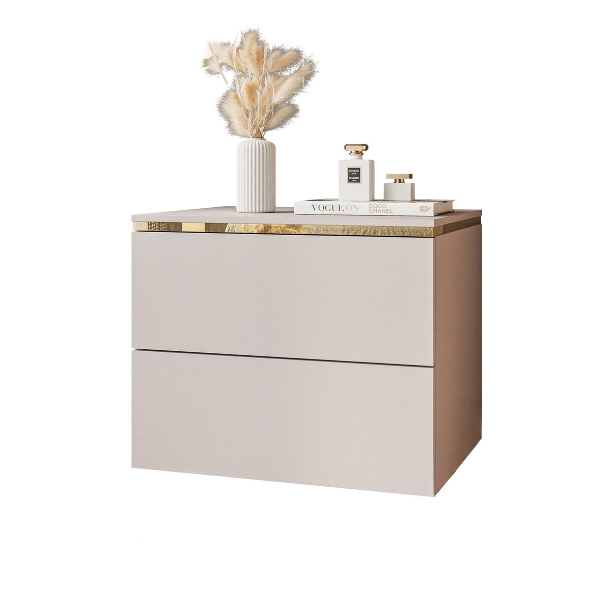 Stolik nocny AURORA II kaszmir wiszący LED