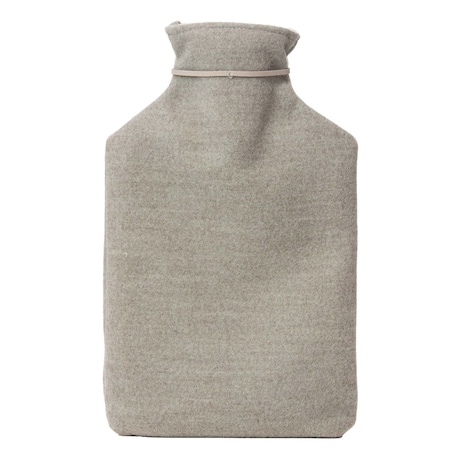 Termofor Duży 1.75L W Pokrowcu W Sweterku Ogrzewacz Na Wodę Serce Szary