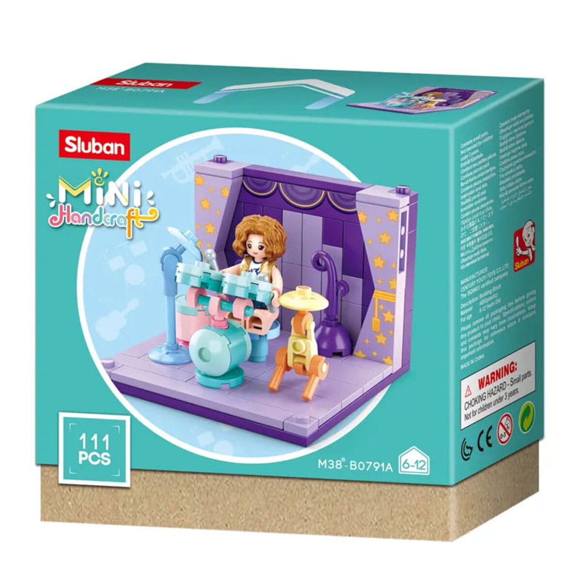 PERKUSJA - mini pokoik klocki - Sluban - 111 elementów