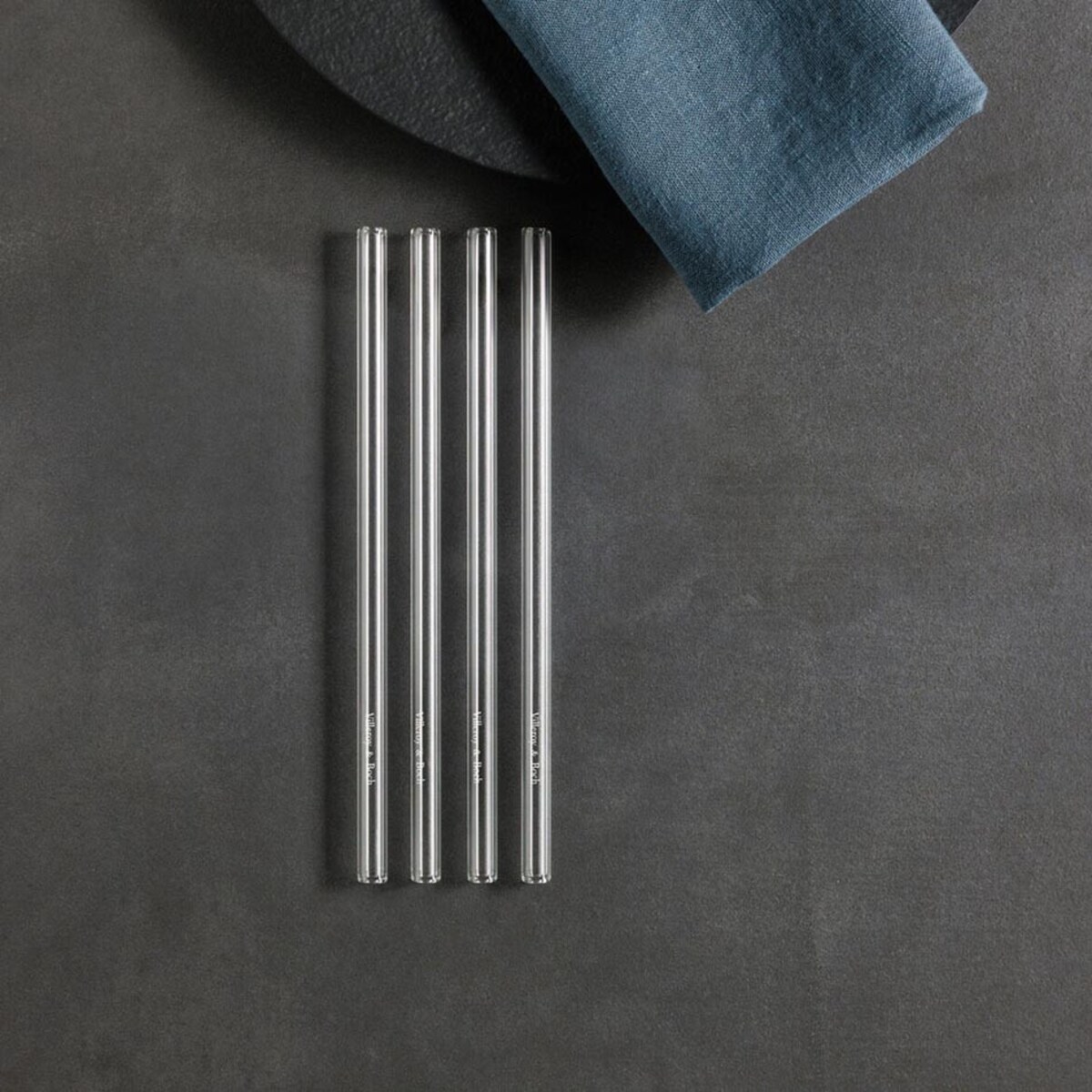 Zestaw 4 słomek szklanych Purismo Bar, 20 cm, Villeroy & Boch