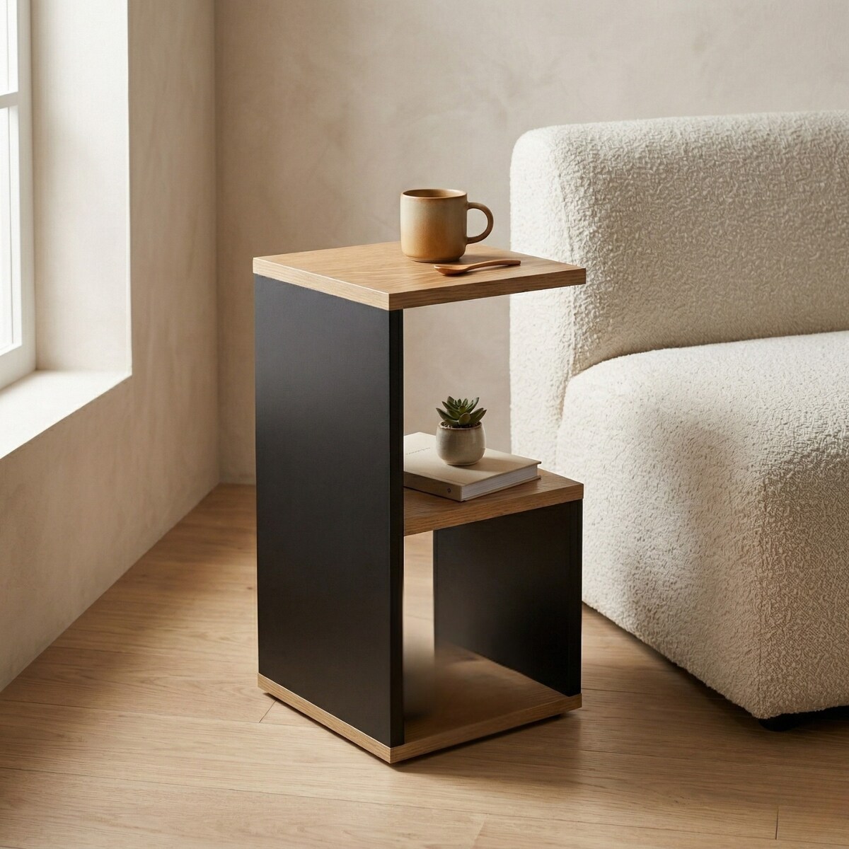 Stolik pomocniczny KODA, 21 x 21 x 49 cm