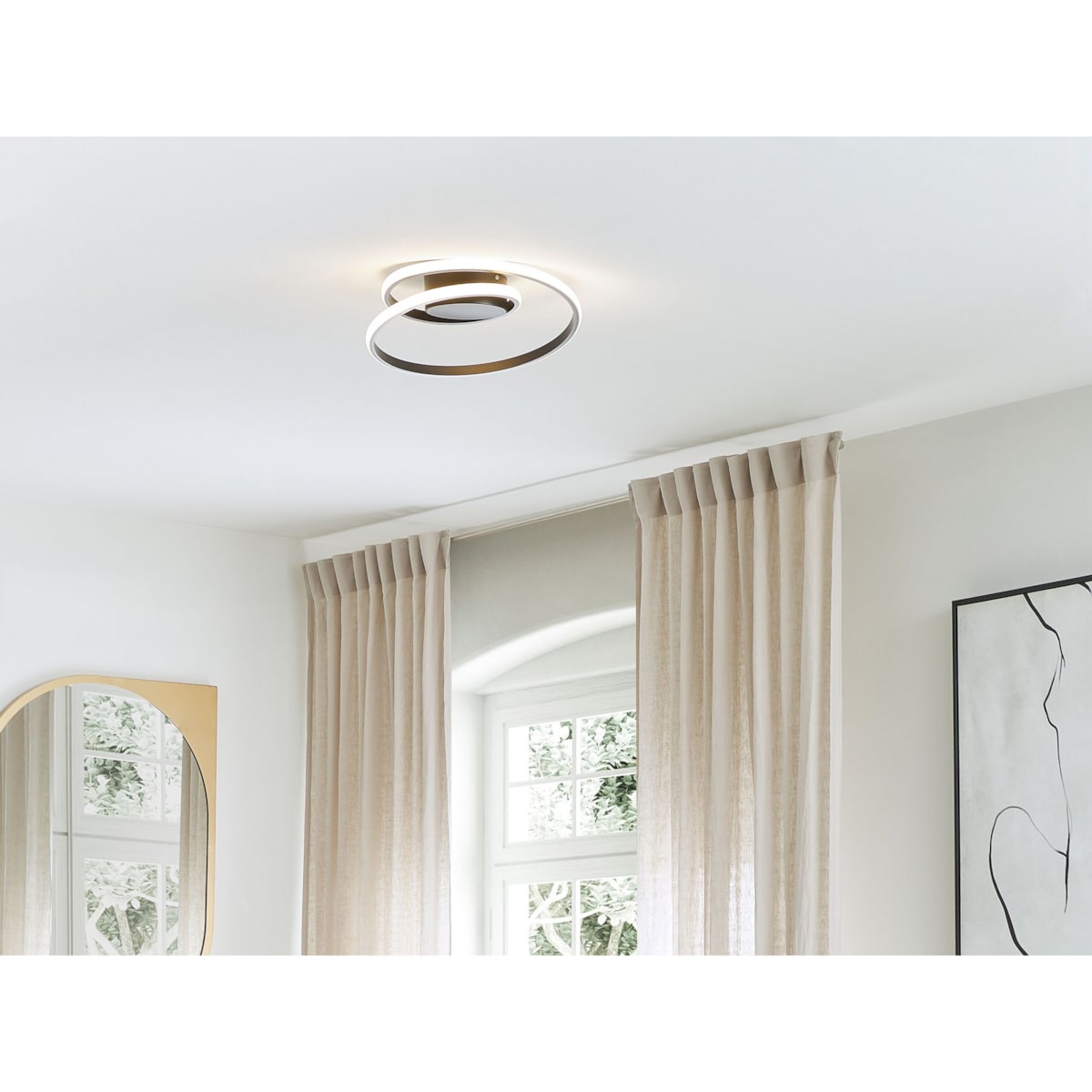 Lampa sufitowa LED NARYN Metal Czarny