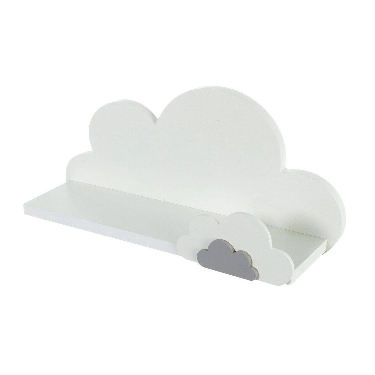 Półka Clouds 53x17x27cm grey, 53 x 17 x 27 cm
