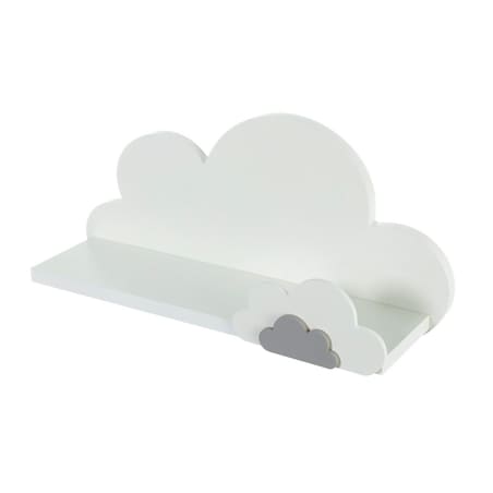 Półka Clouds 53x17x27cm grey, 53 x 17 x 27 cm