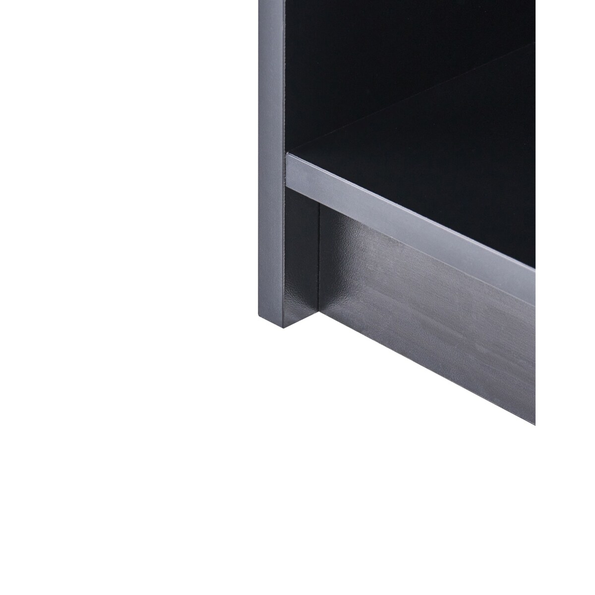 Regał na książki 3 półki ZEHNA 117 cm Czarny