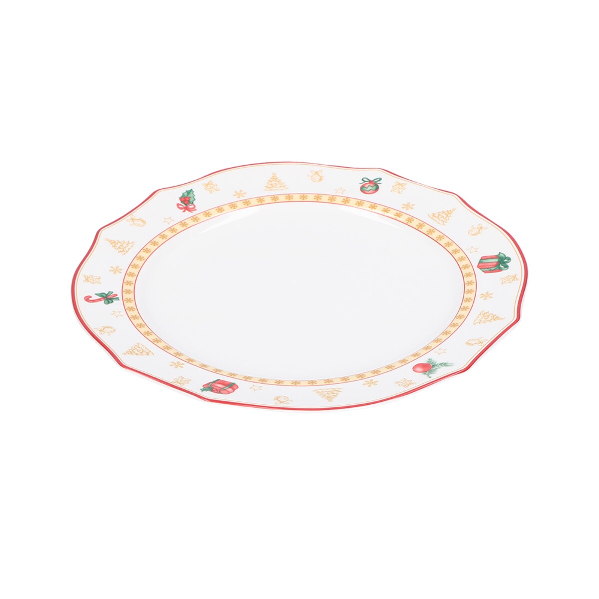 LA PORCELLANA BIANCA CHRISTMAS EDITION Zestaw 3 talerzy dla 2 osób