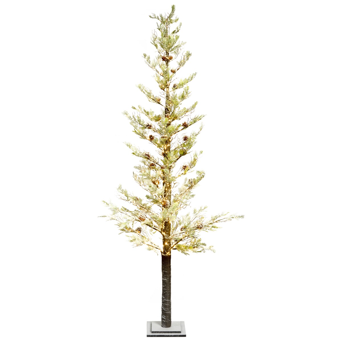 Dekoracja ogrodowa LED GRENIVIK Choinka 245 cm Biały