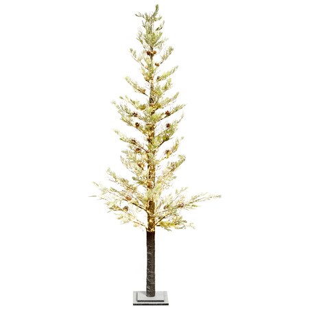 Dekoracja ogrodowa LED GRENIVIK Choinka 245 cm Biały
