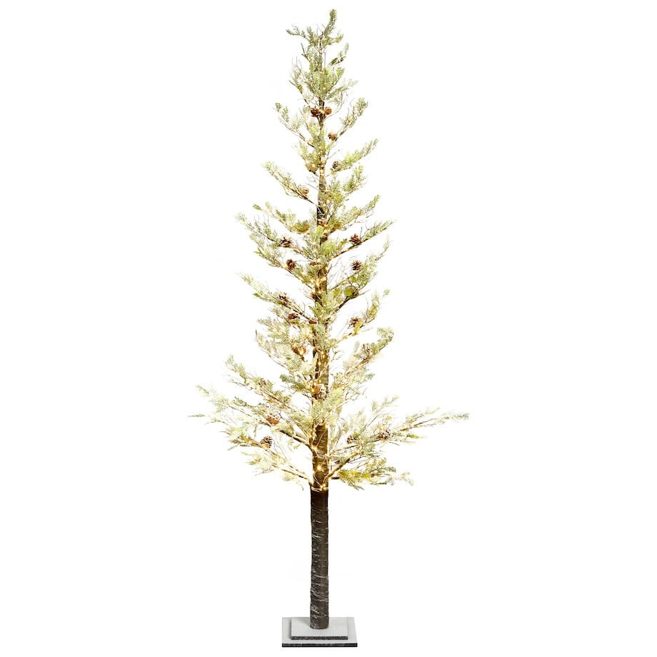Dekoracja ogrodowa LED GRENIVIK Choinka 245 cm Biały