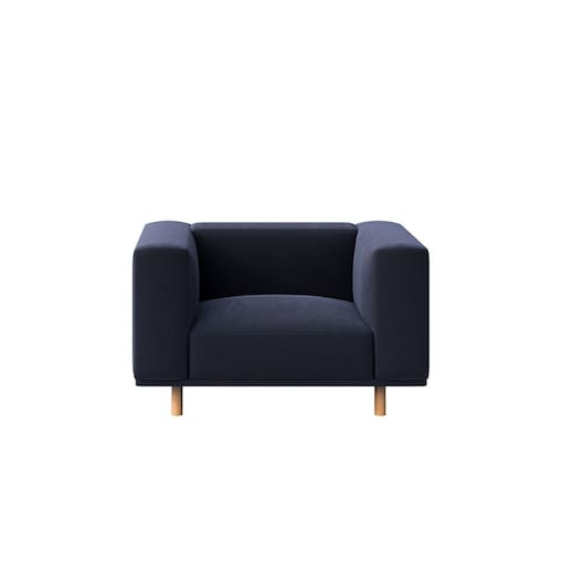 Kukumo fotel Granatowy