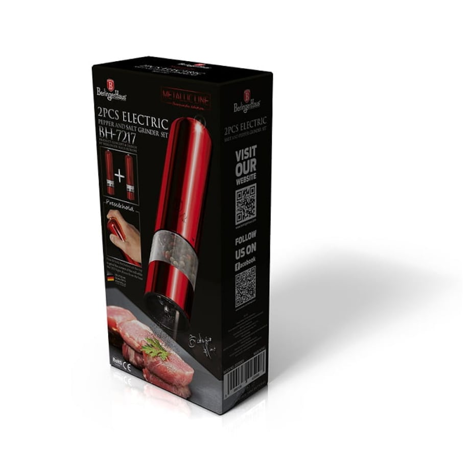Zestaw elektrycznych młynków do przypraw BerlingerHaus BH-7217