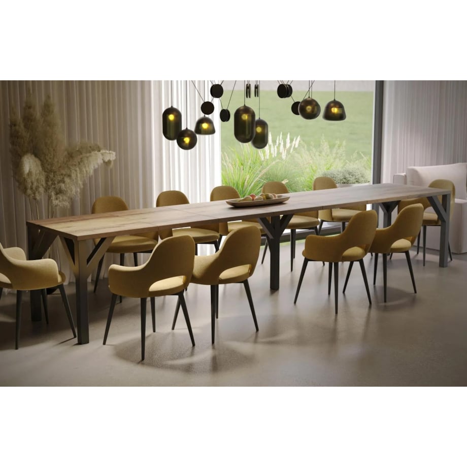 Stół rozkładany DUNAJ 130(240)x90 dąb monastery