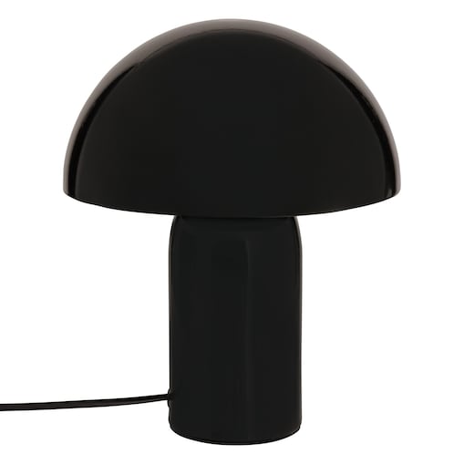 Lampa stołowa grzybek 24,5x20x20 cm FUNGO czarny