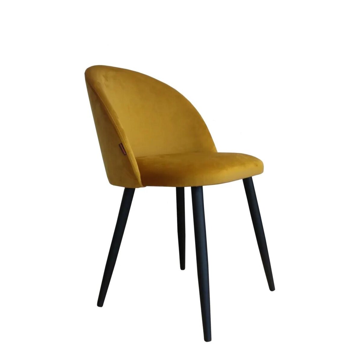 Krzesło CLAUDINE 1 VELVET musztardowe/curry