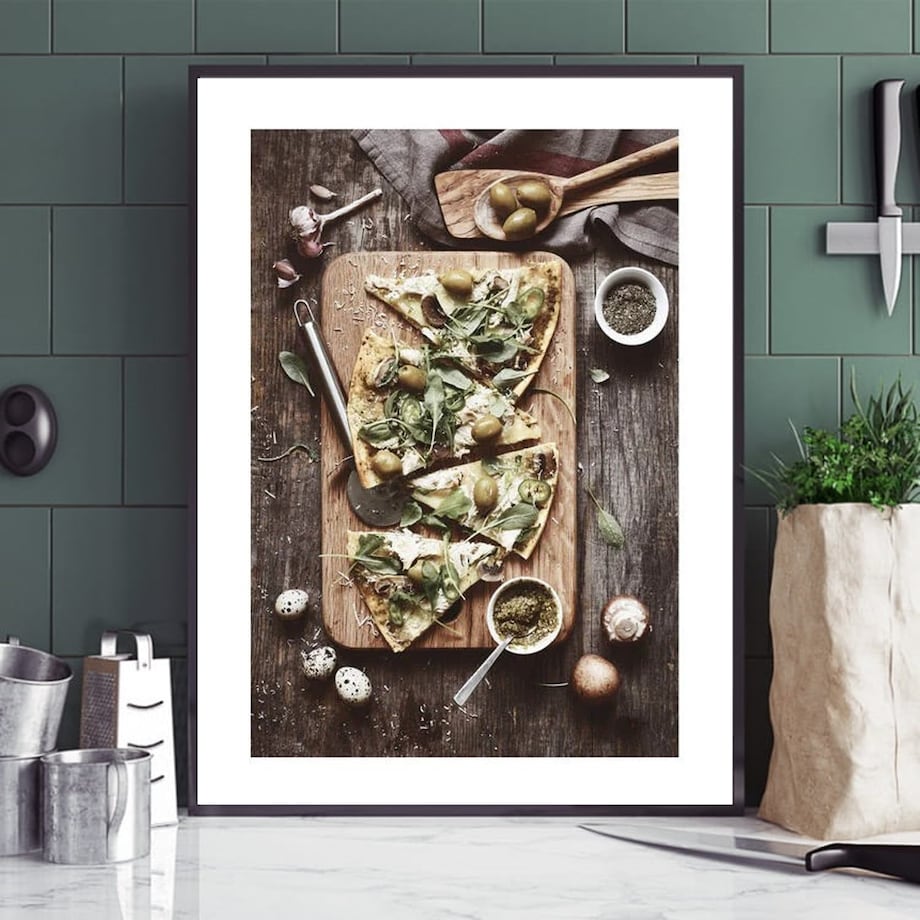 Poster Story, Plakat, Obraz - Pizza Vege, wymiary 30 x 42 cm