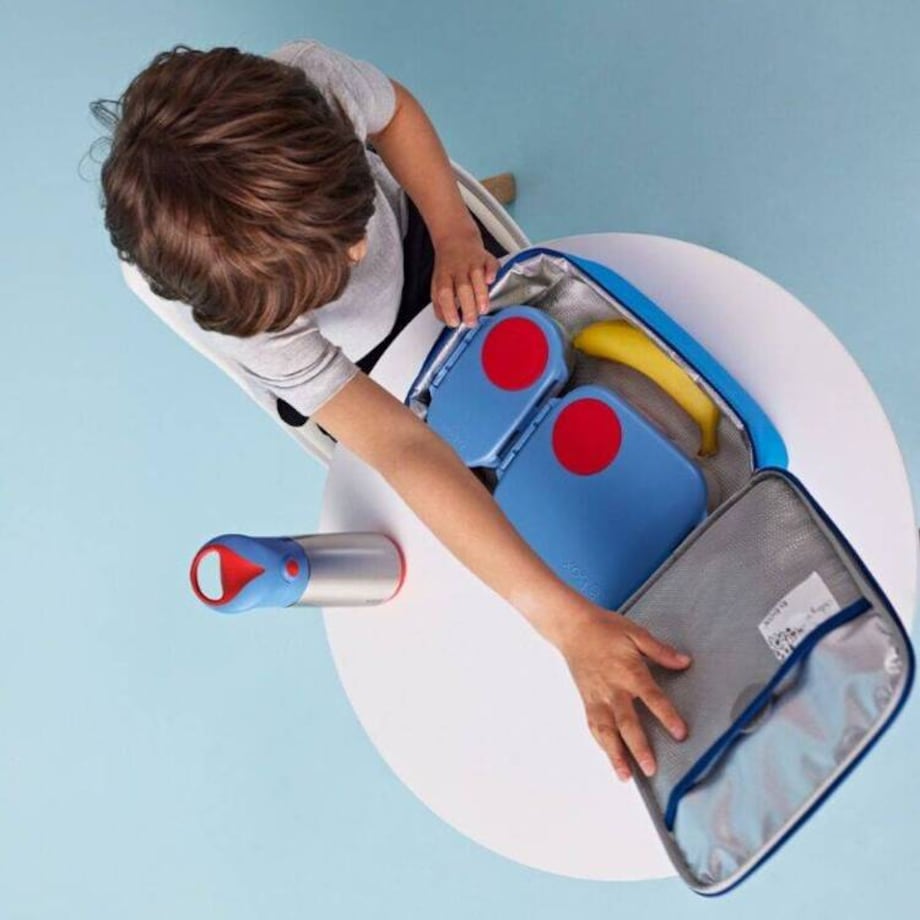 Lunchbox dla dzieci do szkoły - mini śniadaniówka z przegródkami Blue Blaze, b.box