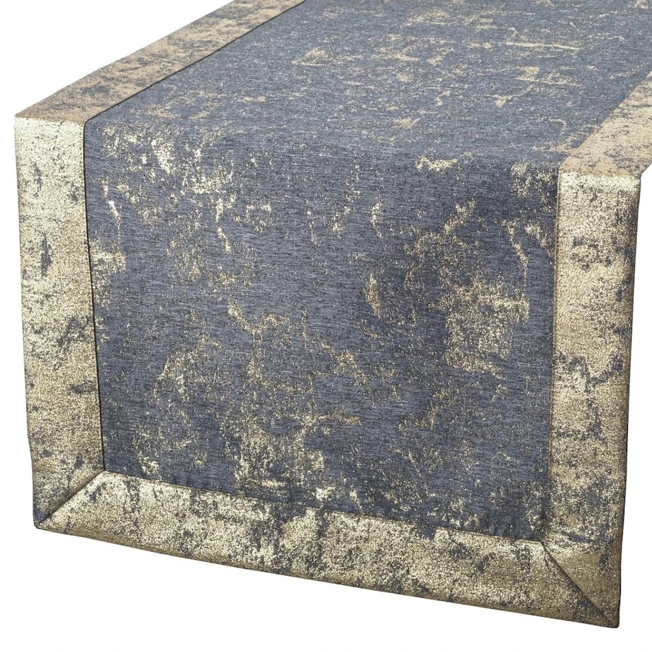 Bieżnik LX 6112-2502 - 40x140 cm - złoty