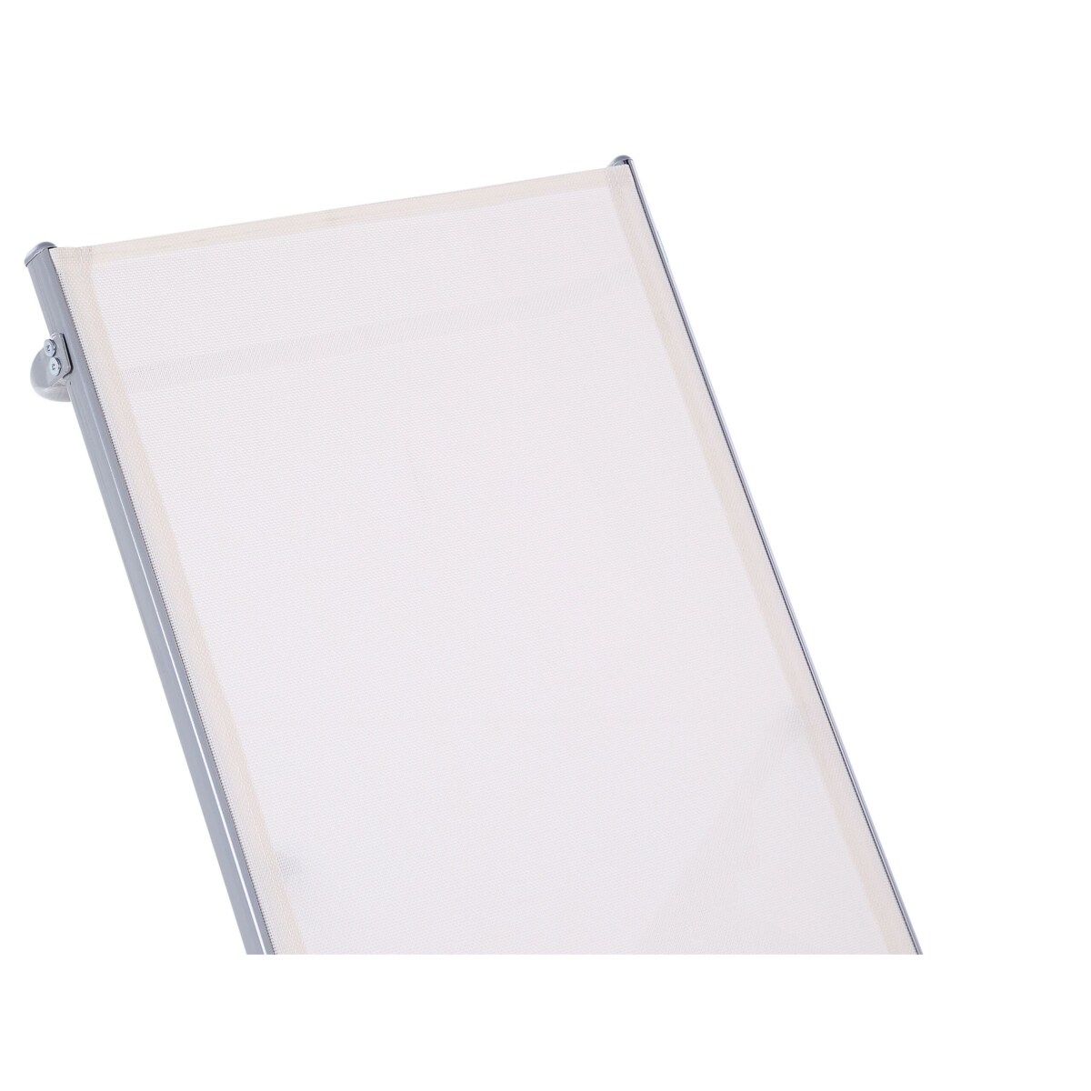 Leżak ogrodowy biały NOLI