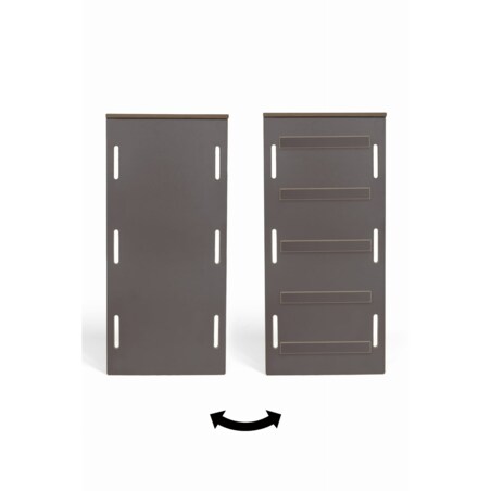 Zjeżdżalnia DRABINKA do DUŻEGO bujaka - szara