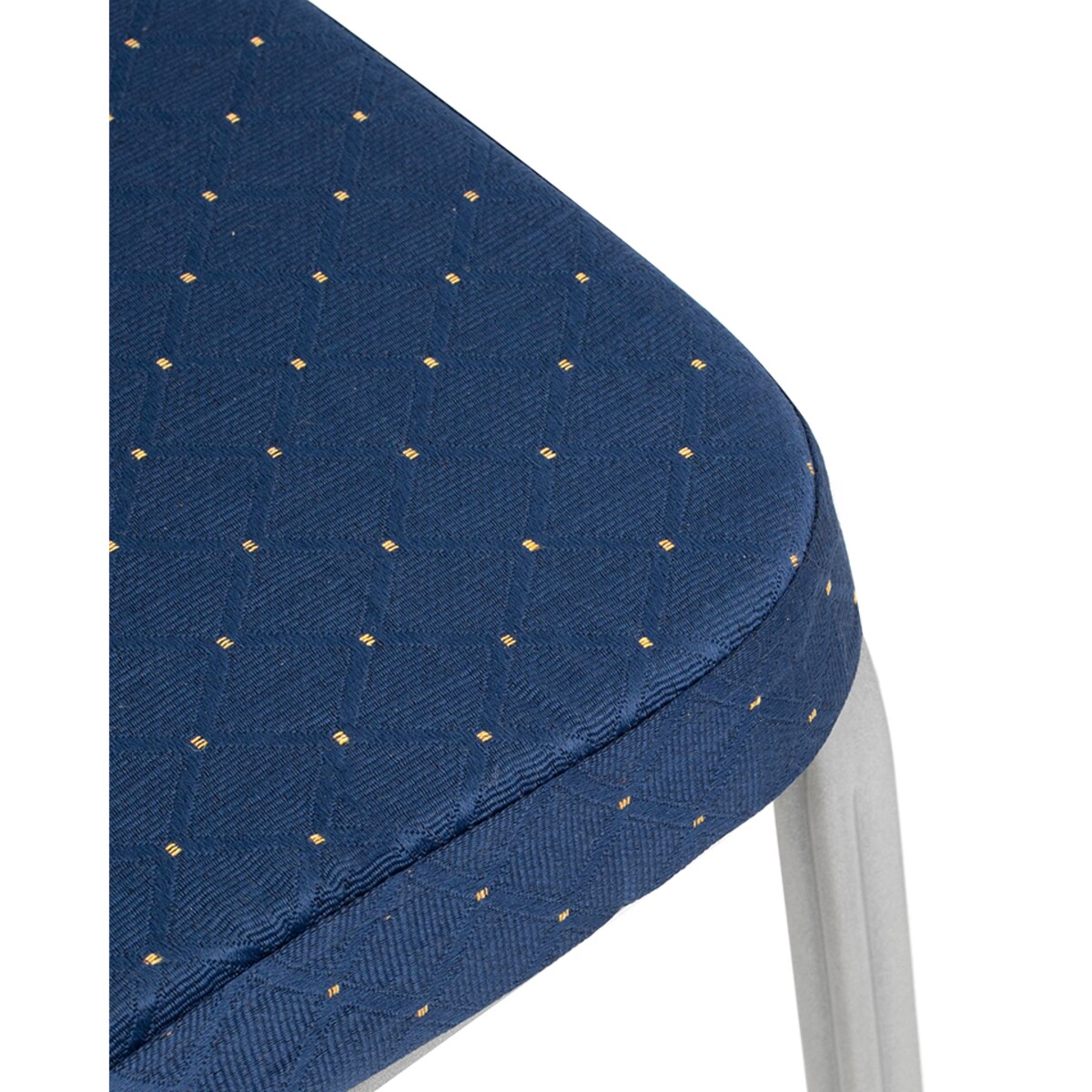 Krzesło bankietowe ARES niebieskie / srebrne