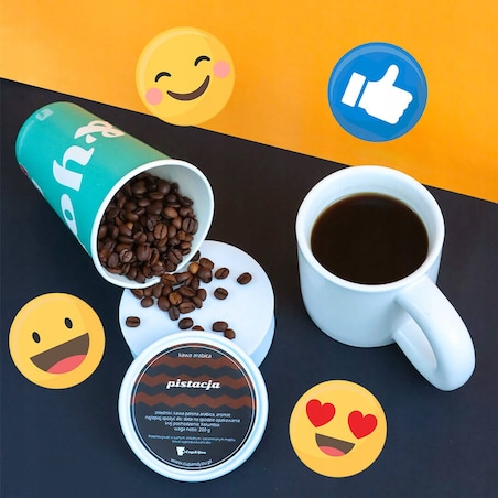Kawa aromatyzowana o smaku PISTACJI ziarnista ARABICA Cup&You 200g premium - kawa smakowa deserowa