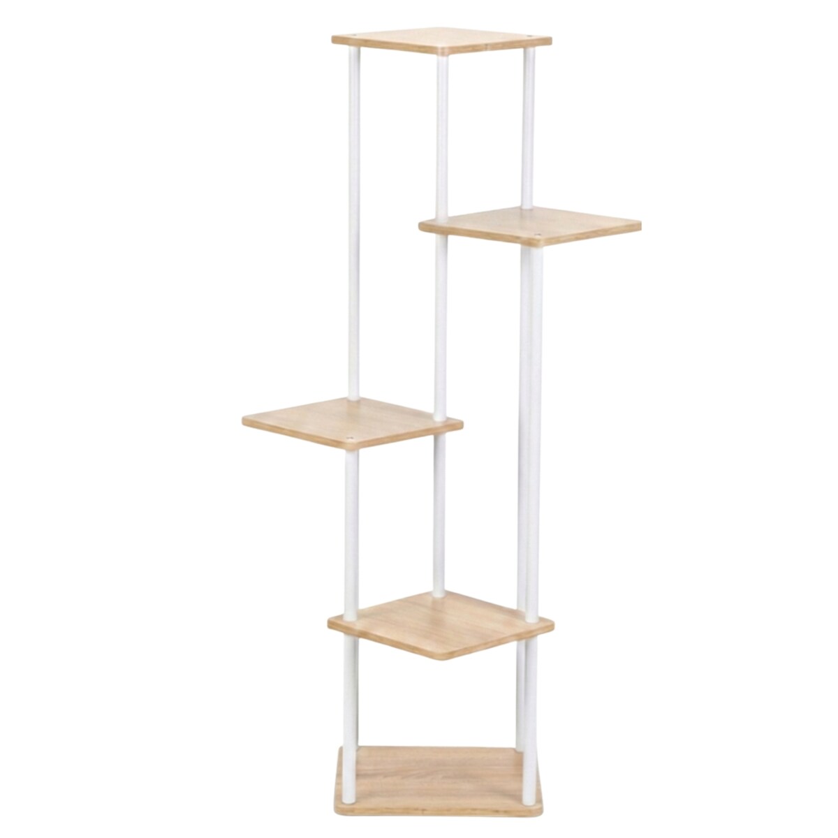 Kwietnik stojący wysoki na 5 kwiatów RIMOZA, 30 x 30 x 106 cm