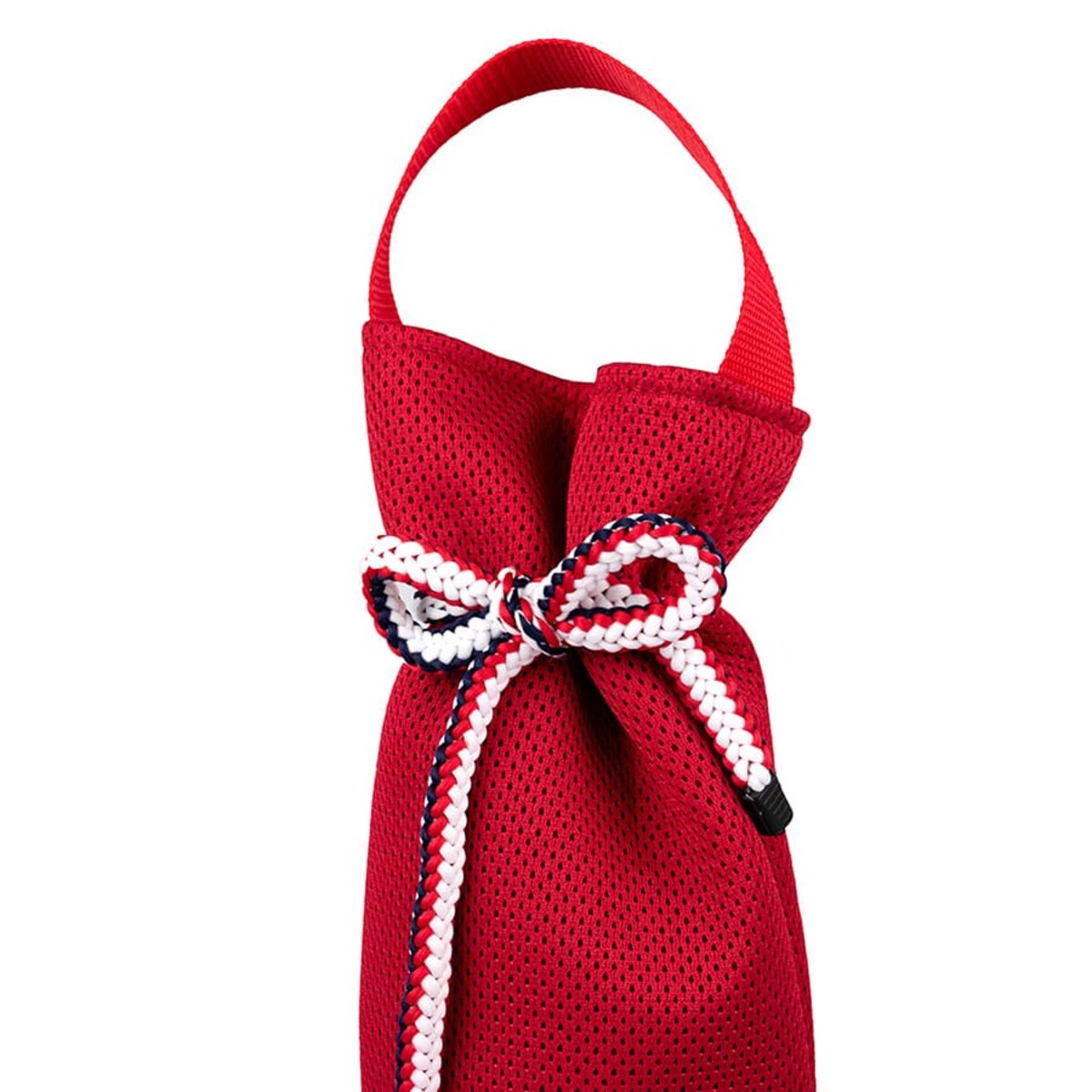 Etui podróżne, opakowanie na butelki czerwono-szare