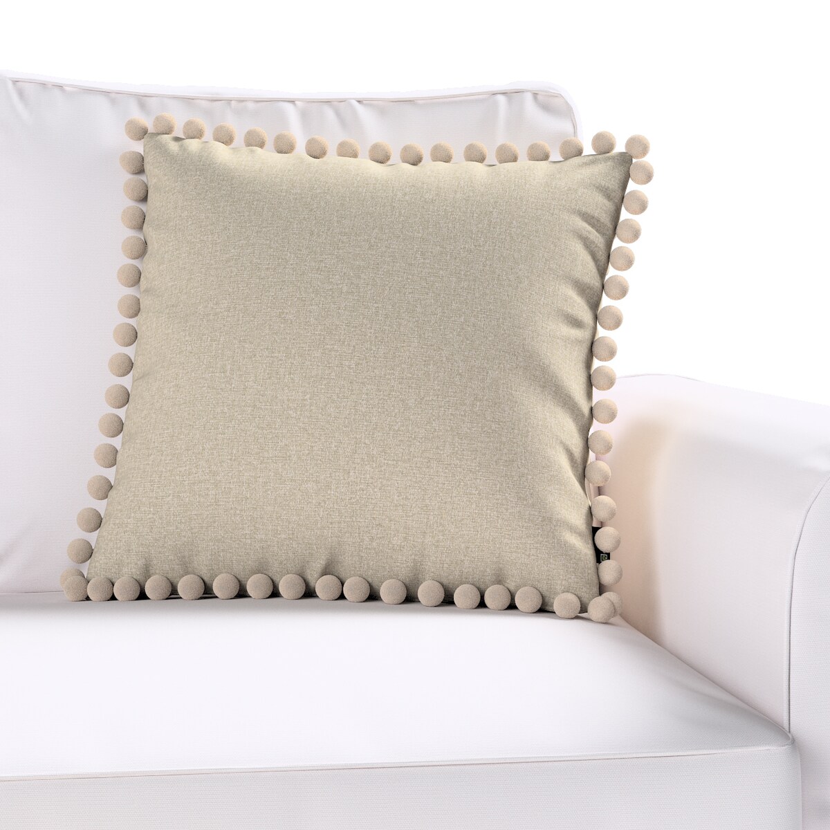 Poszewka Wera na poduszkę 45x45 szaro-beżowy