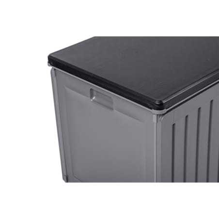 Skrzynia ogrodowa balkonowa 109x51,5x55 cm 270 litrów szara Plonos