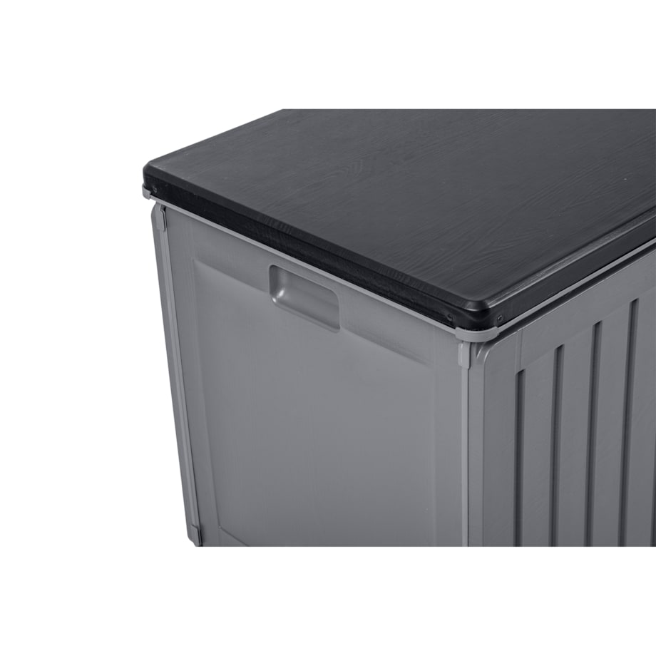 Skrzynia ogrodowa balkonowa 109x51,5x55 cm 270 litrów szara Plonos