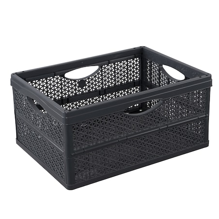 Pojemnik Plastikowy Składany Koszyk Na Zakupy Do Samochodu Skrzynka Na Owoce Warzywa 46,4 X 34 X 22 Cm Klapbox